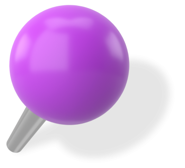 Pimi çek. Çizim iğnesi. Gölgeli 3B iğne.