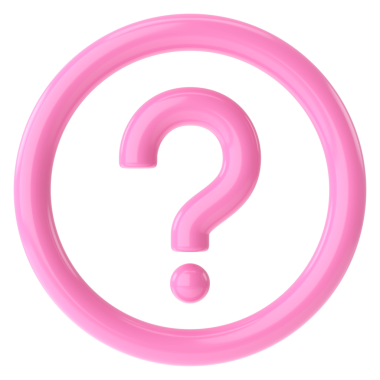 Soru işareti işareti. Soru ikonu. 3B illüstrasyon.