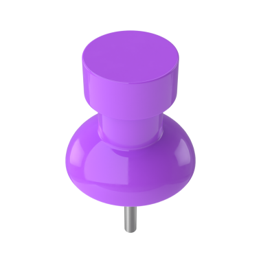 Üç boyutlu pim. Pimi çek. 3B öge.