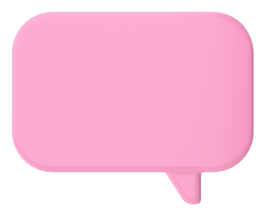 Konuşma balonu. Sohbet balonu. 3B illüstrasyon.