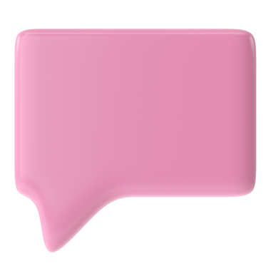 Konuşma balonu. Konuşma balonu. Mesaj kutusu. 3B illüstrasyon.