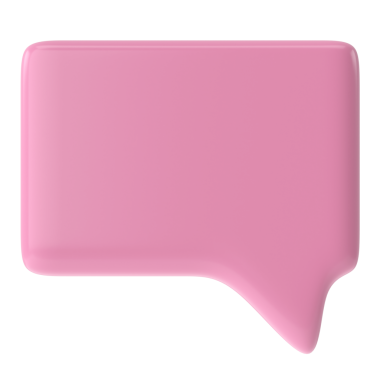 Konuşma balonu. Konuşma balonu. Mesaj kutusu. 3B illüstrasyon.