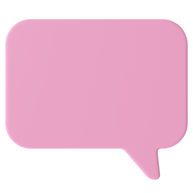 Konuşma balonu. Konuşma balonu. Mesaj kutusu. 3B illüstrasyon.