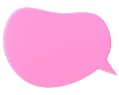 Konuşma balonu. Sohbet balonu. Mesaj kutusu. 3B illüstrasyon.