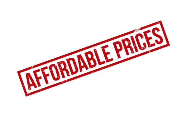 Preços Acessíveis Selo Selo Borracha Vector —  Vetores de Stock