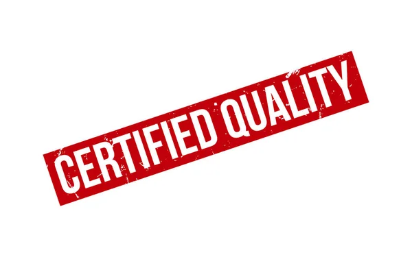 Vetor Selo Borracha Qualidade Certificada —  Vetores de Stock