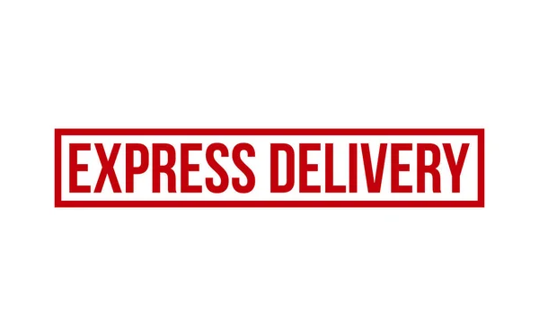 Express Delivery Gummistempel Seal Vector — Stockvektor