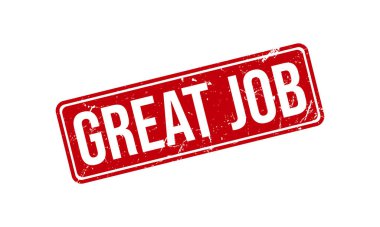 Büyük İş Kauçuk Mühür Vektörü