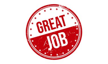 Büyük İş Kauçuk Mühür Vektörü