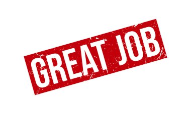 Büyük İş Kauçuk Mühür Vektörü