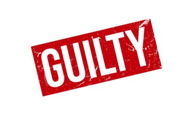 Suçlu Kauçuk Mühür Vektörü