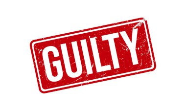 Suçlu Kauçuk Mühür Vektörü