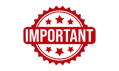 Önemli Kauçuk Damga Mührü Vektörü