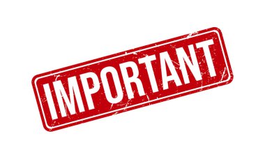 Önemli Kauçuk Damga Mührü Vektörü