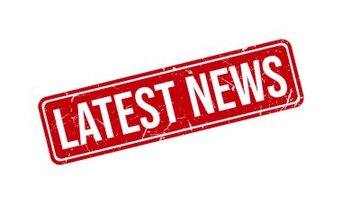 Son Haberler Lastik Damga Mühür Vektörü