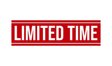 Sınırlı Zaman Kauçuğu Mühür Vektörü