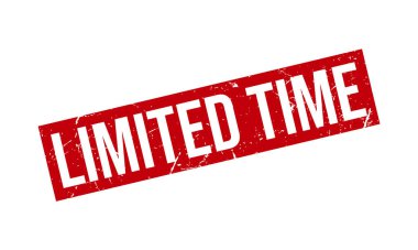 Sınırlı Zaman Kauçuğu Mühür Vektörü