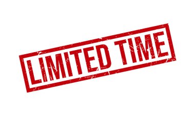 Sınırlı Zaman Kauçuğu Mühür Vektörü