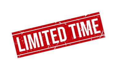 Sınırlı Zaman Kauçuğu Mühür Vektörü