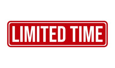 Sınırlı Zaman Kauçuğu Mühür Vektörü