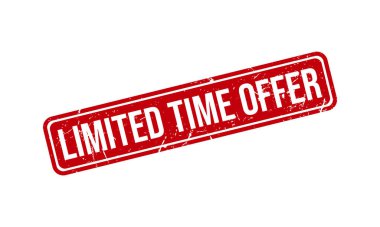 Sınırlı Zaman Teklif Kauçuk Damga Mühürleyici Vektörü