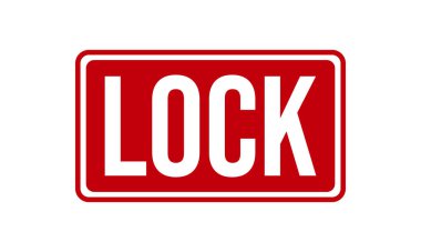 Kilit Kauçuk Mühür Vektörü