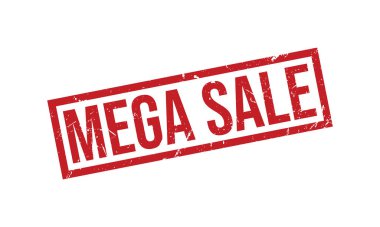 Mega Satış Kauçuk Damga Mührü Vektörü