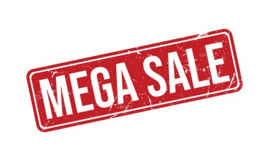 Mega Satış Kauçuk Damga Mührü Vektörü