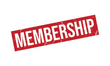 Üyelik Kauçuk Mühür Vektörü