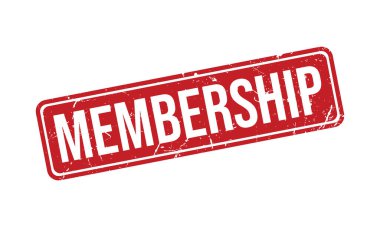 Üyelik Kauçuk Mühür Vektörü