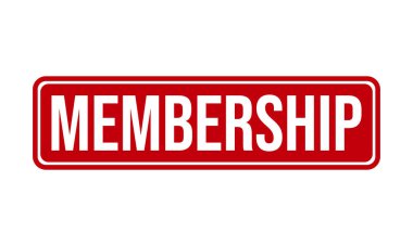 Üyelik Kauçuk Mühür Vektörü