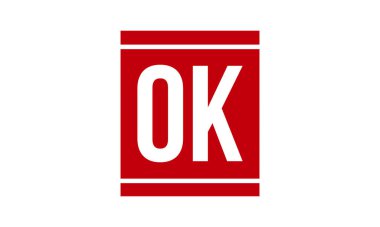 Tamam Kauçuk Mühür Vektörü