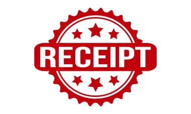 Kauçuk Mühür Vektörü Faturası