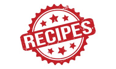 Tarifler Lastik Mühür Vektörü