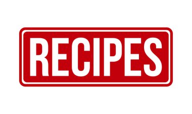 Tarifler Lastik Mühür Vektörü