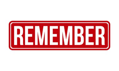 Kauçuk Mühür Vektörünü hatırla