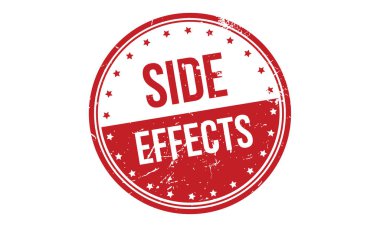 Yan Efektler Lastik Damga Mühürleme Vektörü