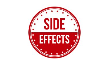 Yan Efektler Lastik Damga Mühürleme Vektörü