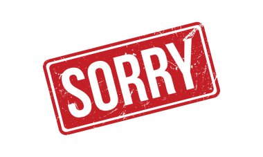 Üzgünüm Kauçuk Mühür Vektörü