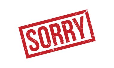 Üzgünüm Kauçuk Mühür Vektörü