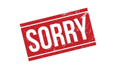 Üzgünüm Kauçuk Mühür Vektörü