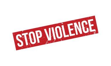 Şiddeti Durdur Plastik Mühür Vektörünü Durdur