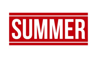 Yaz Kauçuk Mühür Vektörü