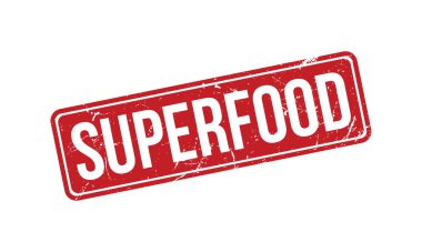 Superfood Kauçuk Mühür Vektörü