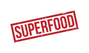 Superfood Kauçuk Mühür Vektörü