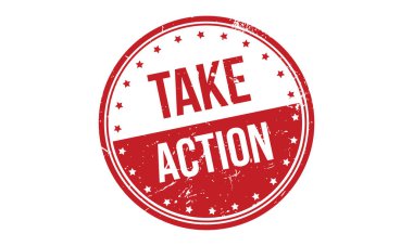 Eylem Kauçuk Mühür Vektörünü Al