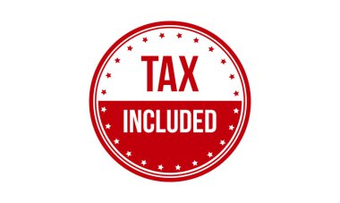 Vergi İçindeki Lastik Damga Mühürleme Vektörü