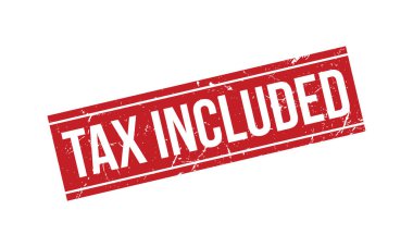 Vergi İçindeki Lastik Damga Mühürleme Vektörü