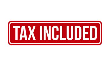 Vergi İçindeki Lastik Damga Mühürleme Vektörü