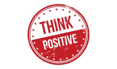 Pozitif Plastik Mühür Vektörünü Düşün